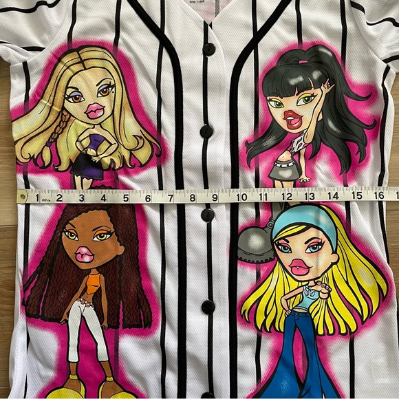 Bratz Baseball Jersey shirt sz M - Picture 4 of 6
